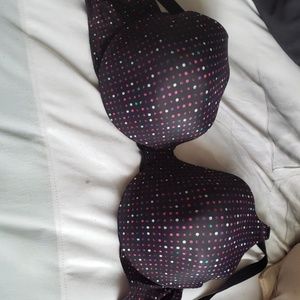Polka dot wired bra